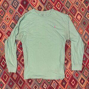 Teal Green Long Sleeve Polo Shirt - Size XL